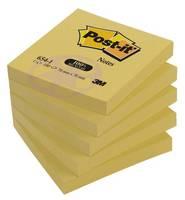 3M PostIt Recycled 76x76mm Ylw 654RP