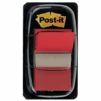 3M PostIt Index Tab 25mm Red 680-1