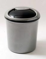 Addis Round Bin Lid Metallic/Graphite