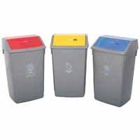 Addis Recycling Bin Kit Bases Metal Pk3