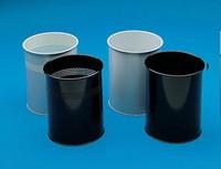 Smead 14.7Ltr Cylinder Metal Bin Black