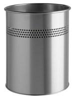 Smead 14.7Ltr Cylinder Metal Bin Silver