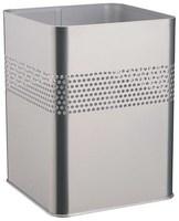 Smead 14.7Ltr Square Perf Bin Silver