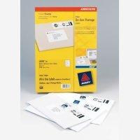 Avery IJ SmStamp Online Post Lbl 25S Wht
