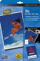 Avery Glossy Pht Paper 160g A4 Wht 50Sht