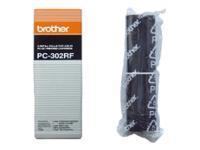 Brother Thermal Rbn Rfl Blk Pk2 PC302RF