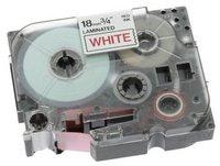 Brother PTouch Tape TZ242 18mm Red/Wht