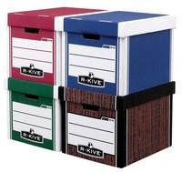 Fellowes R-Kive Prem Storage Box Red/Wht