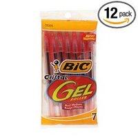 Bic Cristal Clic Gel Pen Red 878974