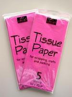 Coloured Tissue Ppr 50x70cm P5 Pink