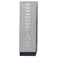 Bisley Multidrw 29in 6Dr NL Grey 29/6