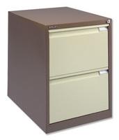 Bisley 2D Fil Cab Lock C/Crm Flush BS2E