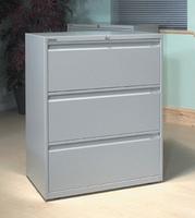 Bisley Sidefiler Cab 3Drw Grey