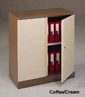 Bisley 2D Cupboard 40x36 Coff/Crm Assm