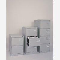 Bisley Economy 2D Filing Cabinet Grey