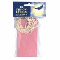 Owl Brand Luggage Tags Astd Pk10 OBS98