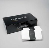 Conq Contour Emb DL Env Brill Wht Pk500