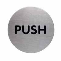 Durable Pictogram Push 65mm Silv 4900/65