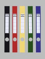 Ordofix Spine Label Assorted Pk10 8090