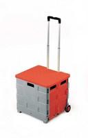 GPC Folding Box Truck/Lid Gry/Red GI042Y