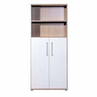 Vision Bookcase/Cupboard Walnut Royal