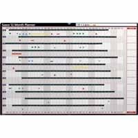 Sasco 12 Month Planner Unmounted 12MPU