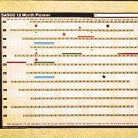 Sasco 12 Month Planner Mounted 12MPM